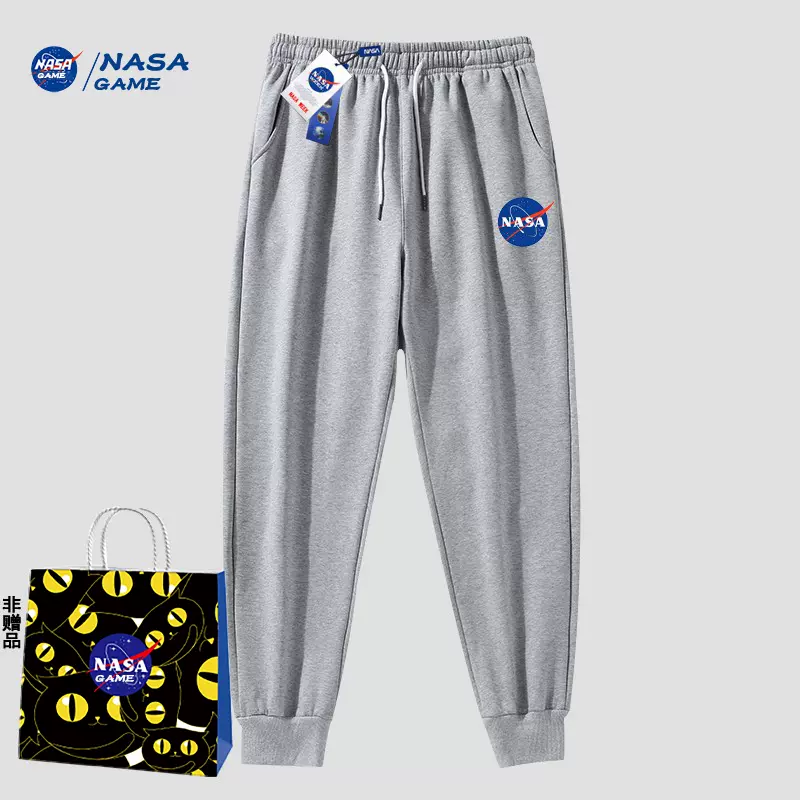 NASA GAME 2023秋季新款男女运动休闲裤小脚裤 多色 49.9元包邮(需领券) 值值值-买手聚集的地方