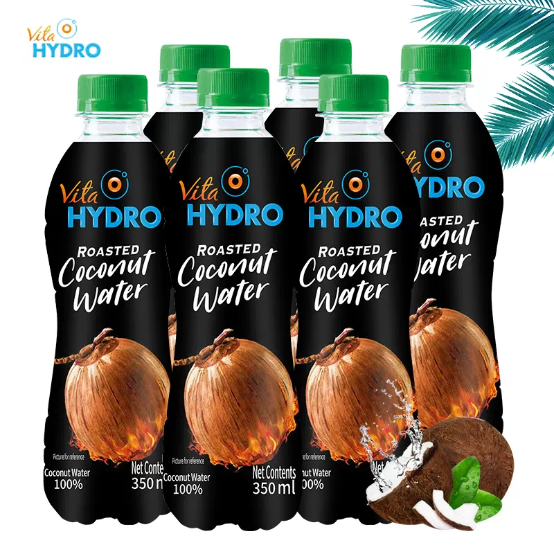 泰国进口，海卓 火烤100%椰子水 350ml*6瓶 29.9元包邮（需领券） 值值值-买手聚集的地方