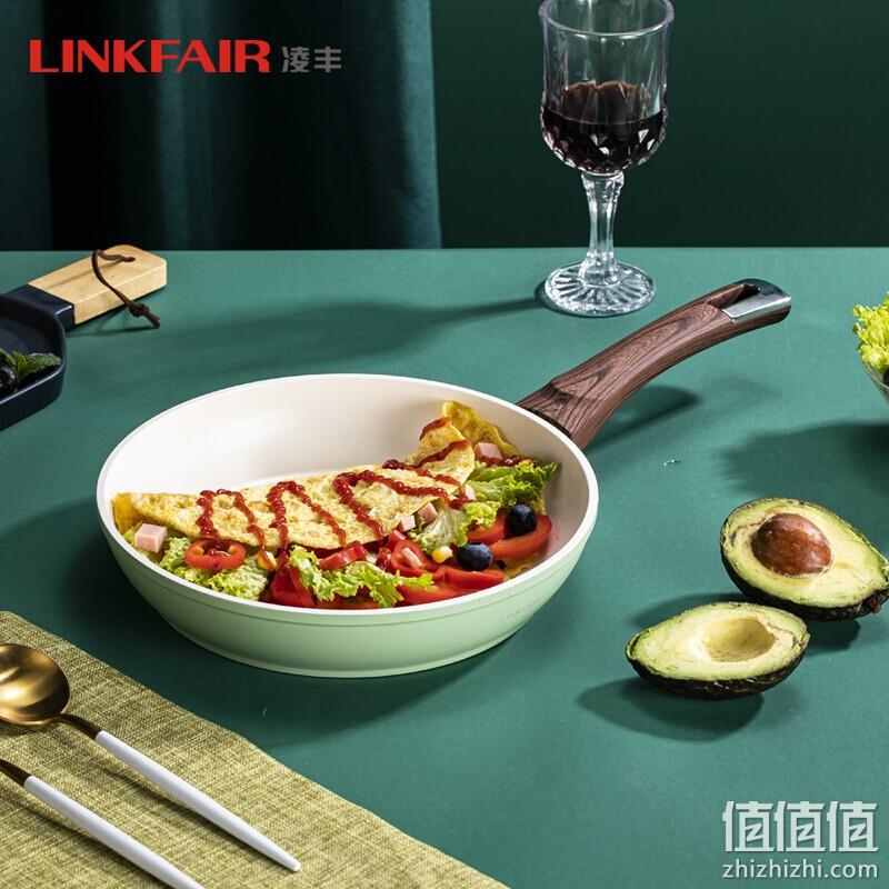 LINKFAIR 凌丰 LFDJG-YC26D 不粘平底煎锅26cm 88元包邮（需领券） 值值值-买手聚集的地方