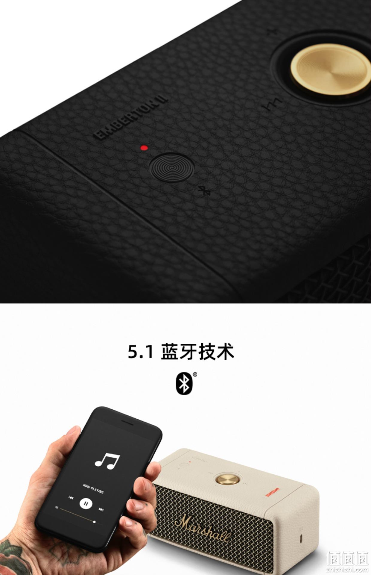 销量第一，Marshall 马歇尔 EMBERTON II 蓝牙音箱 1000.1元 值值值-买手聚集的地方