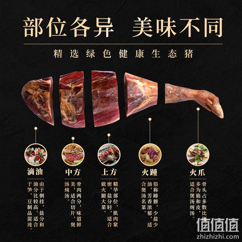 金华火腿 火腿肉切片2kg 塑盒包装 98元包邮 值值值-买手聚集的地方