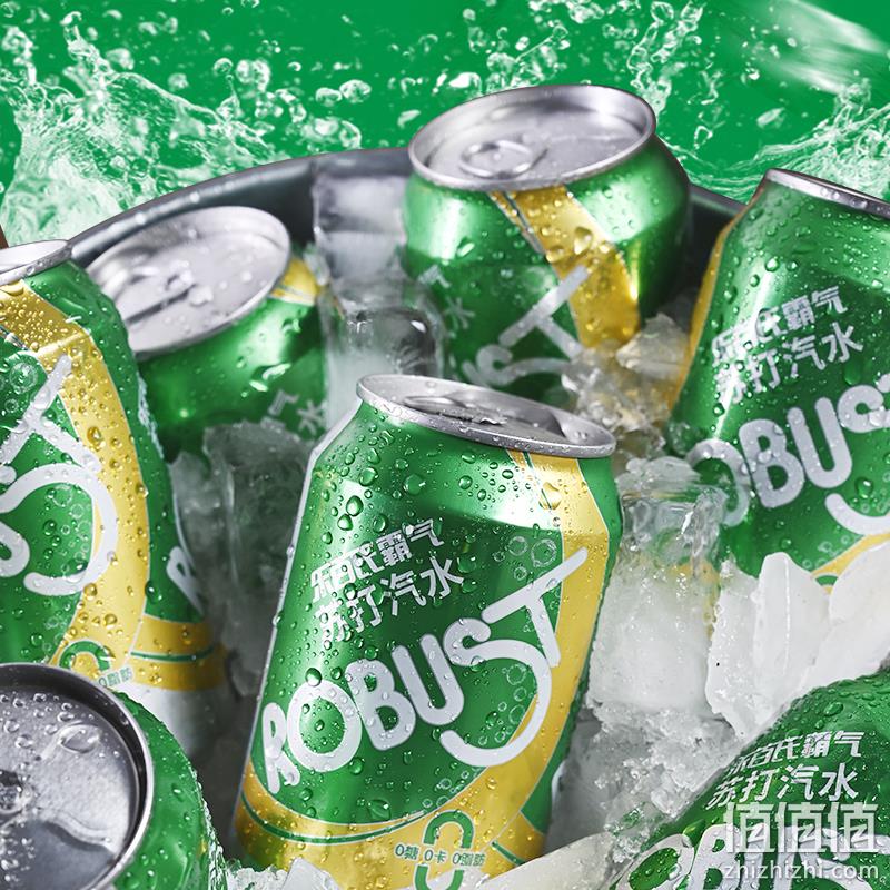 2倍气量，乐百氏 0糖0脂霸气苏打水 330ml*24罐*2件 史低99.26元包邮（49.63元/件） 值值值-买手聚集的地方
