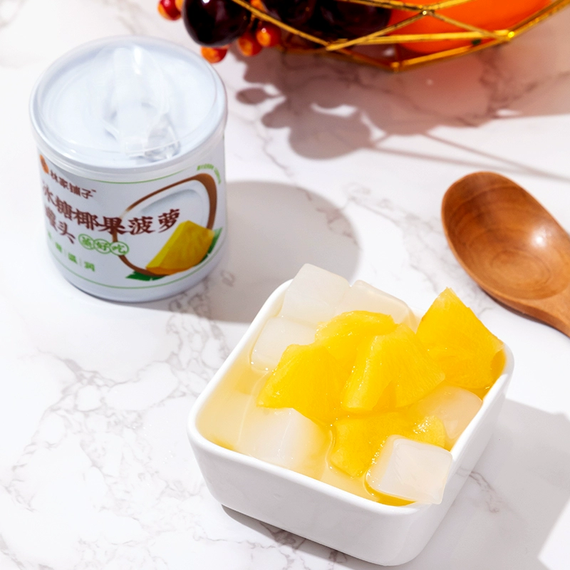 中国罐头十强企业，林家铺子 冰糖椰果菠萝罐头200g*3罐*2件 19.9元包邮（折9.9元/件） 值值值-买手聚集的地方