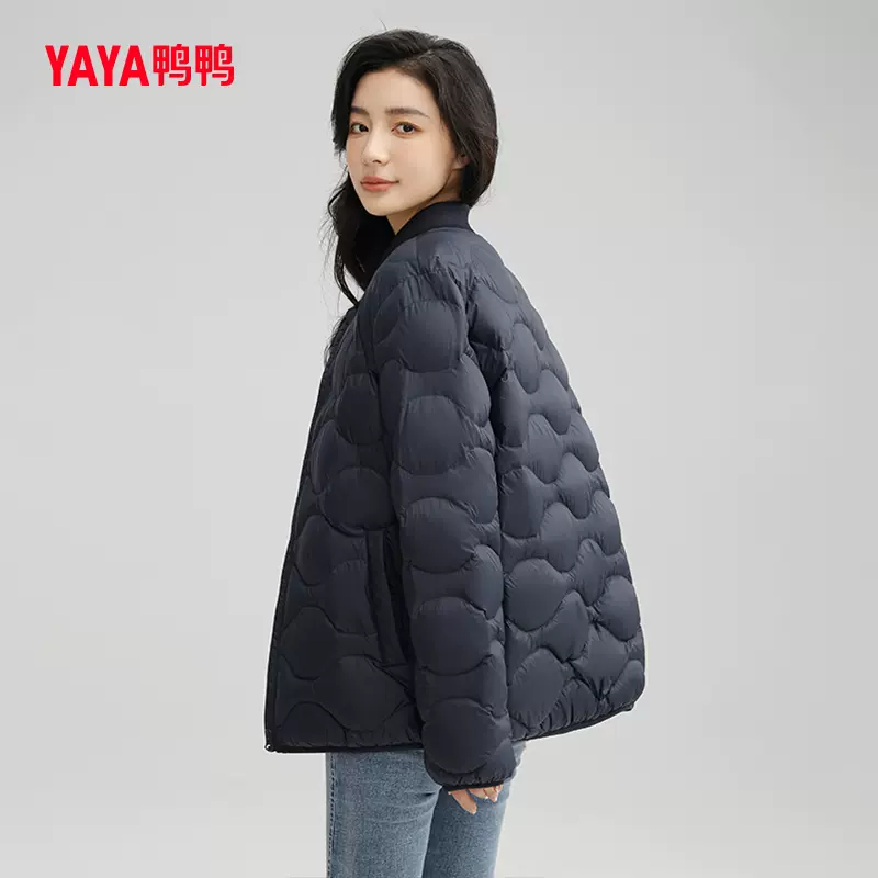 鸭鸭 2023秋冬新品情侣款90%轻薄羽绒服外套 5色 139元包邮（双重优惠） 值值值-买手聚集的地方
