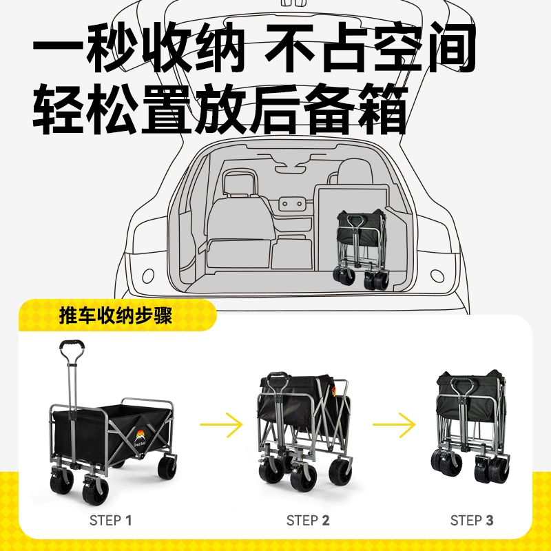 Great bird 出色鸟 户外露营推车 多规格 89元起包邮（需领券） 值值值-买手聚集的地方