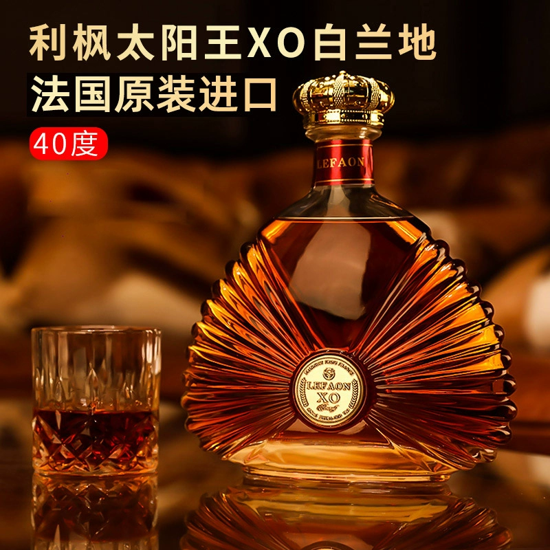88VIP会员，法国原瓶进口 LEFAON 利枫 40度太阳王尊享XO白兰地700mL礼盒装*2件 赠酒具（1樽2杯） 236元包邮（返10元猫超卡后） 值值值-买手聚集的地方