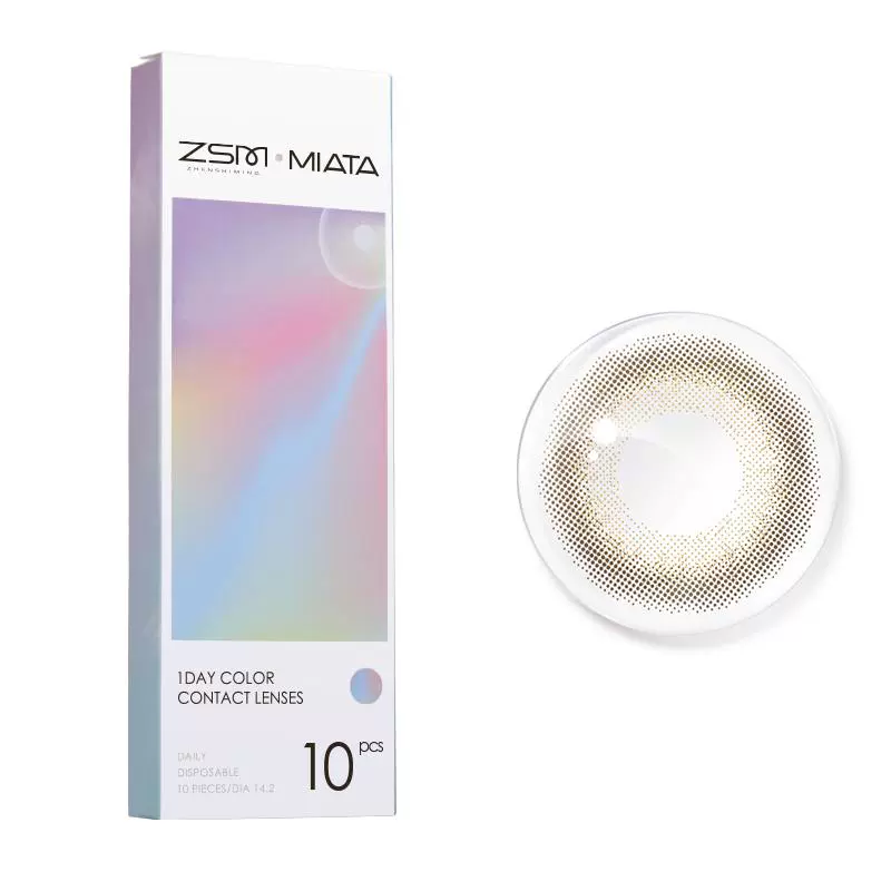 ZSM 珍视明 Miata 逆光滤镜系列 美瞳日抛10片装 39元包邮（需领券） 值值值-买手聚集的地方