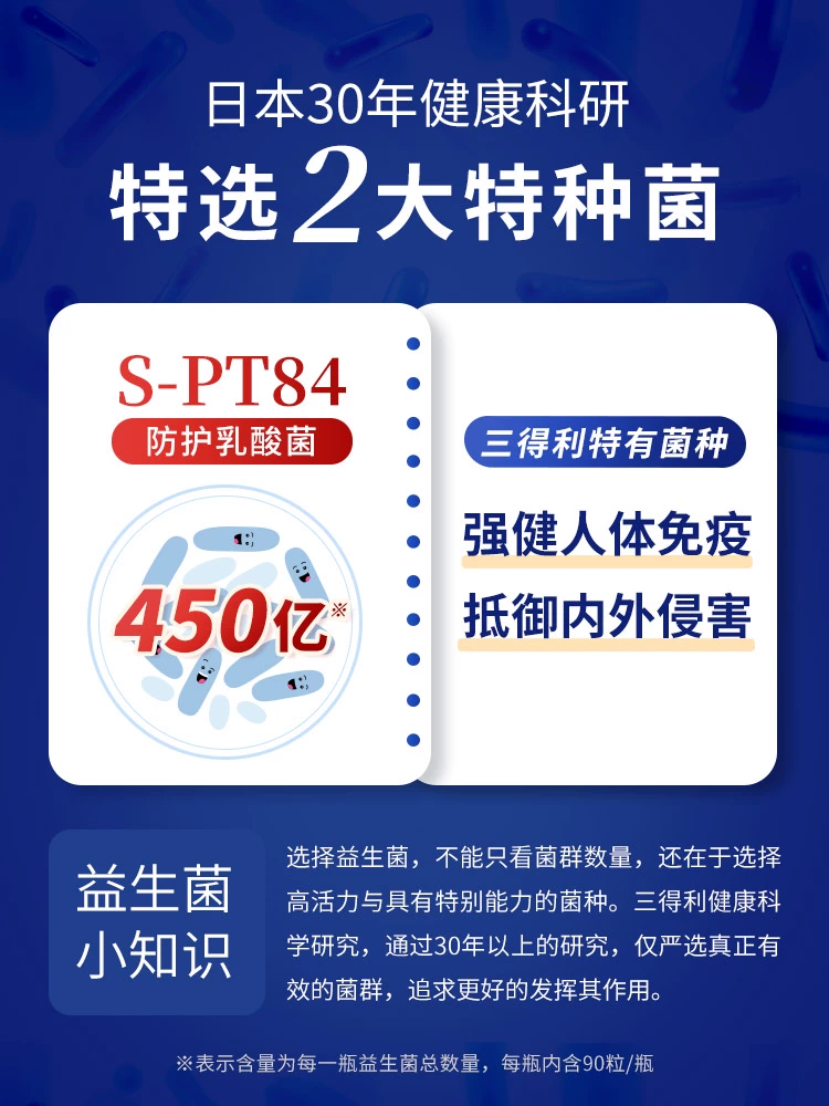 日本 三得利 乐克轻益生菌乳酸菌片 310mg*90粒 287.9元包邮包税（双重优惠） 值值值-买手聚集的地方