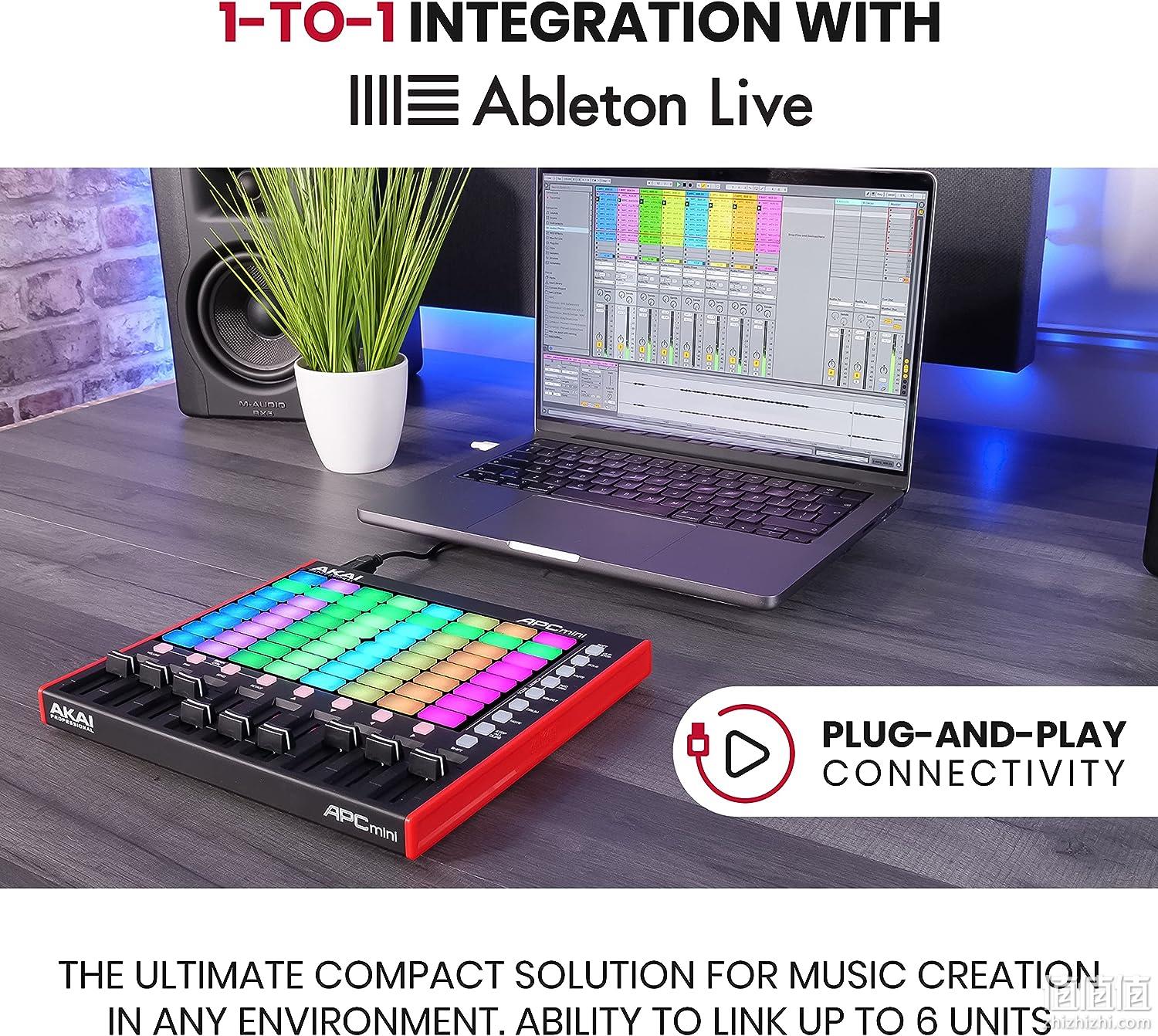 Akai Professional 雅家 APC Mini mk2 第二代迷你64键APC控制器 新低563.16元 值值值-买手聚集的地方