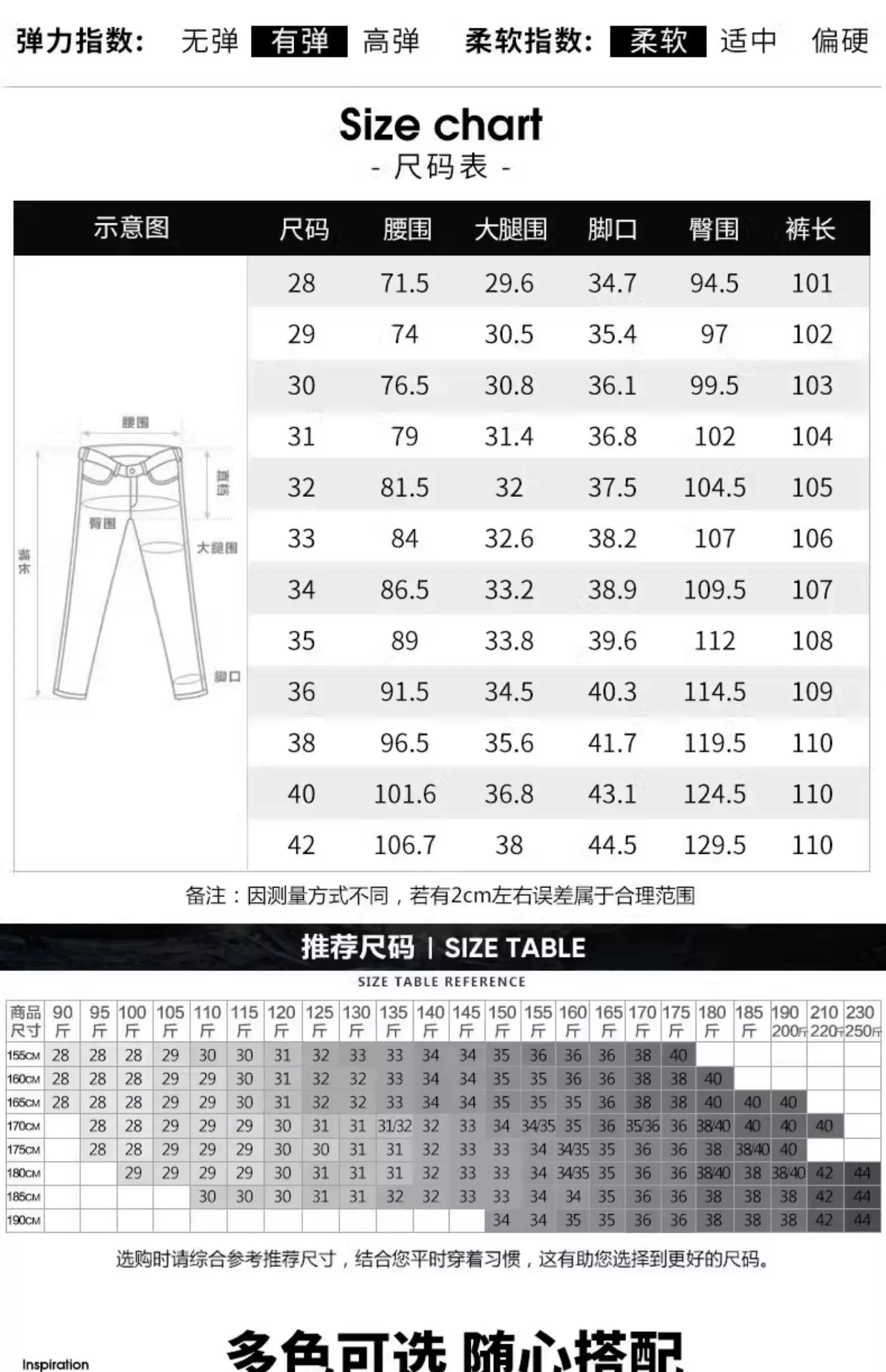 罗蒙 2023春秋男士宽松直筒牛仔裤 多色 69元包邮（加绒款79元） 值值值-买手聚集的地方