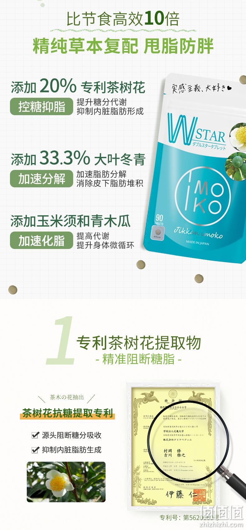 日本原装进口，IMOKO 化脂丸片 0.24g*90片/袋 59元包邮包税（双重优惠） 值值值-买手聚集的地方
