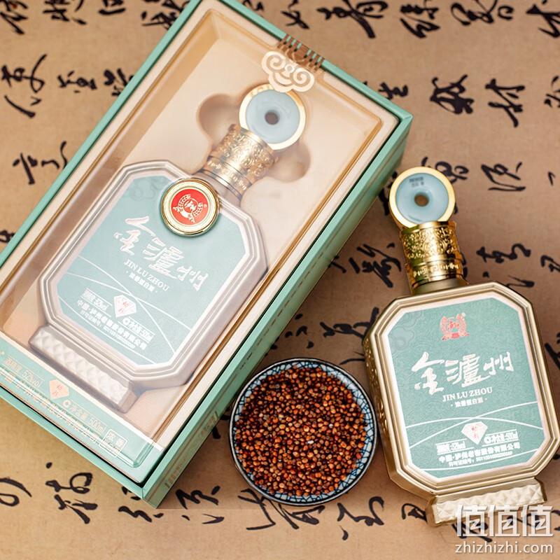 Plus会员，泸州老窖出品 金泸州 动彩 52度浓香型白酒500mL*2瓶礼盒装 赠礼袋 98元包邮（双重优惠） 值值值-买手聚集的地方