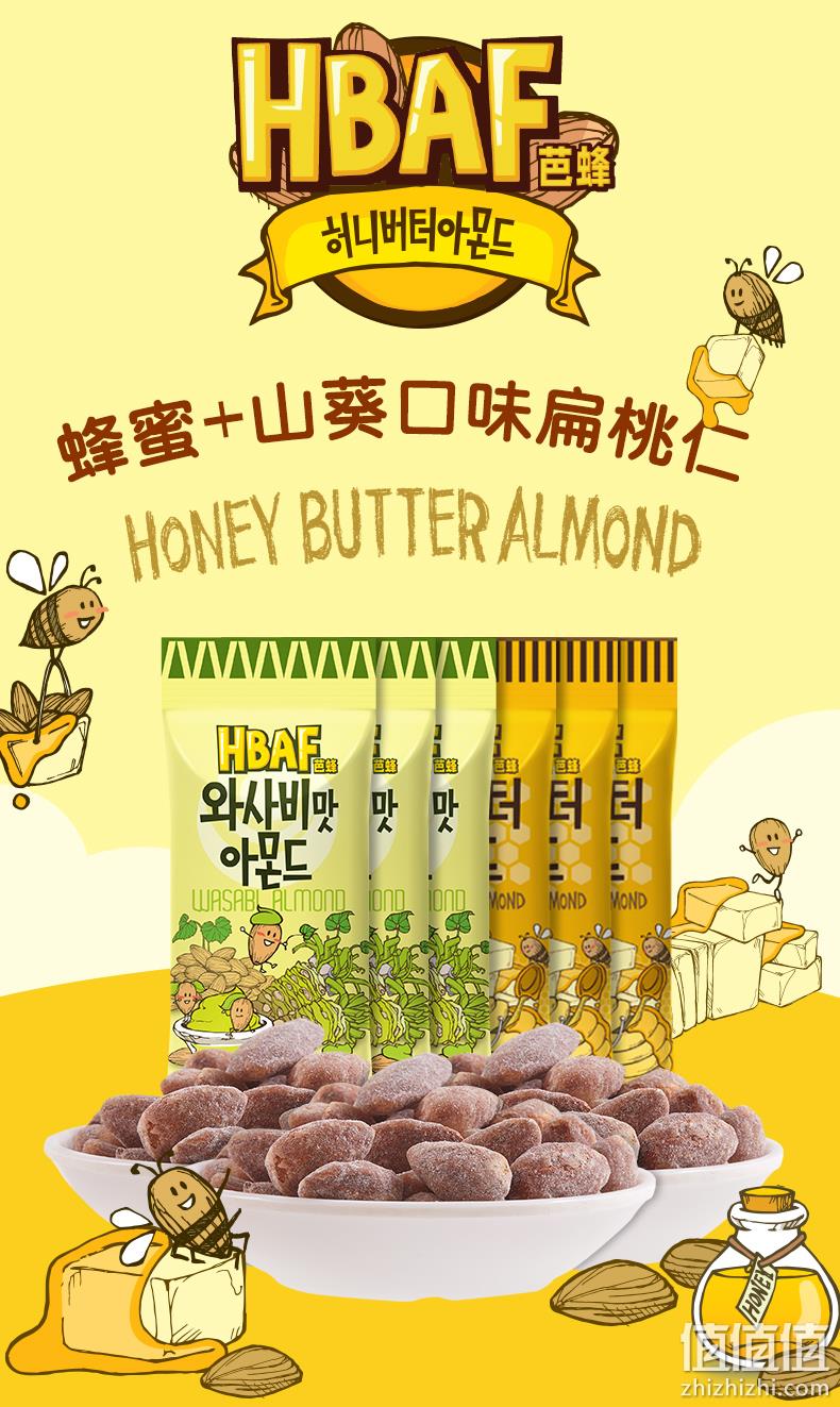 临期特价，韩国进口 汤姆农场 蜂蜜黄油巴旦木杏仁干 35g*12袋 史低38.9元包邮（需领券） 值值值-买手聚集的地方