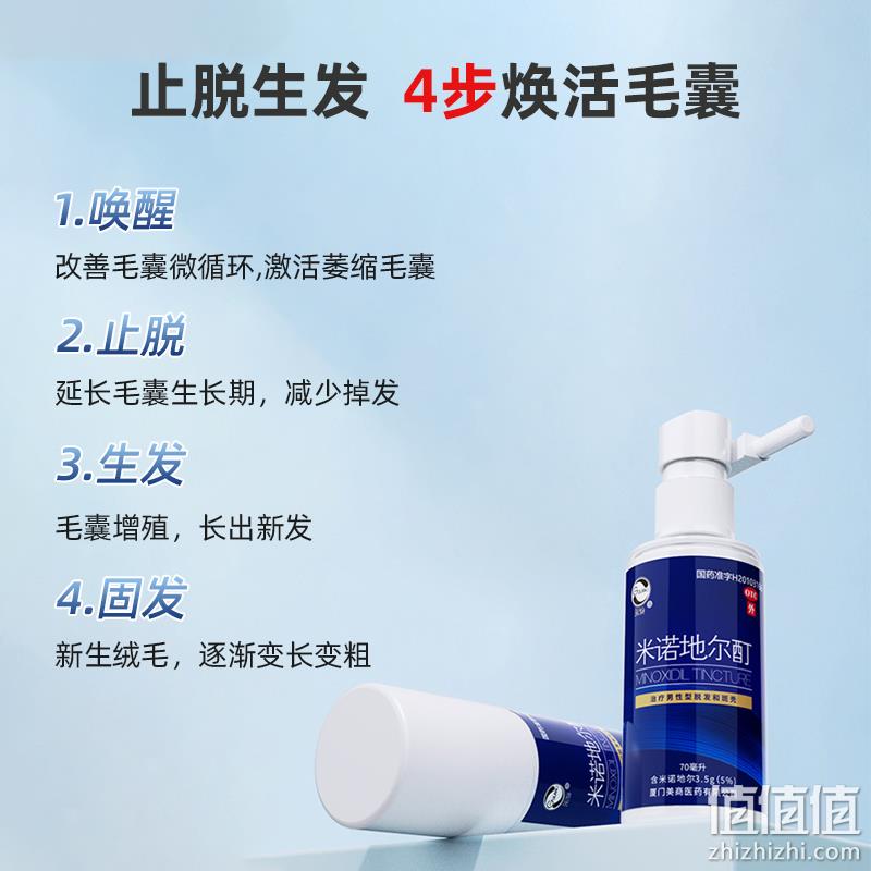阿里自营品牌，GULANG 鼓浪 5%米诺地尔酊喷雾 70ml 新低58元包邮（需领券） 值值值-买手聚集的地方