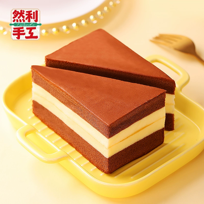 然利手工 巧克力火山蛋糕 500g*2箱 32.8元包邮（16.4元/箱） 值值值-买手聚集的地方