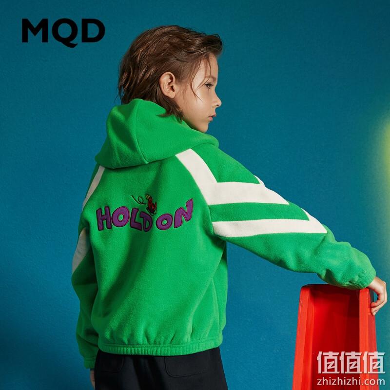 MQD 马骑顿 儿童连帽摇粒绒外套（110~170cm）三色 新低59元包邮（需领券） 值值值-买手聚集的地方