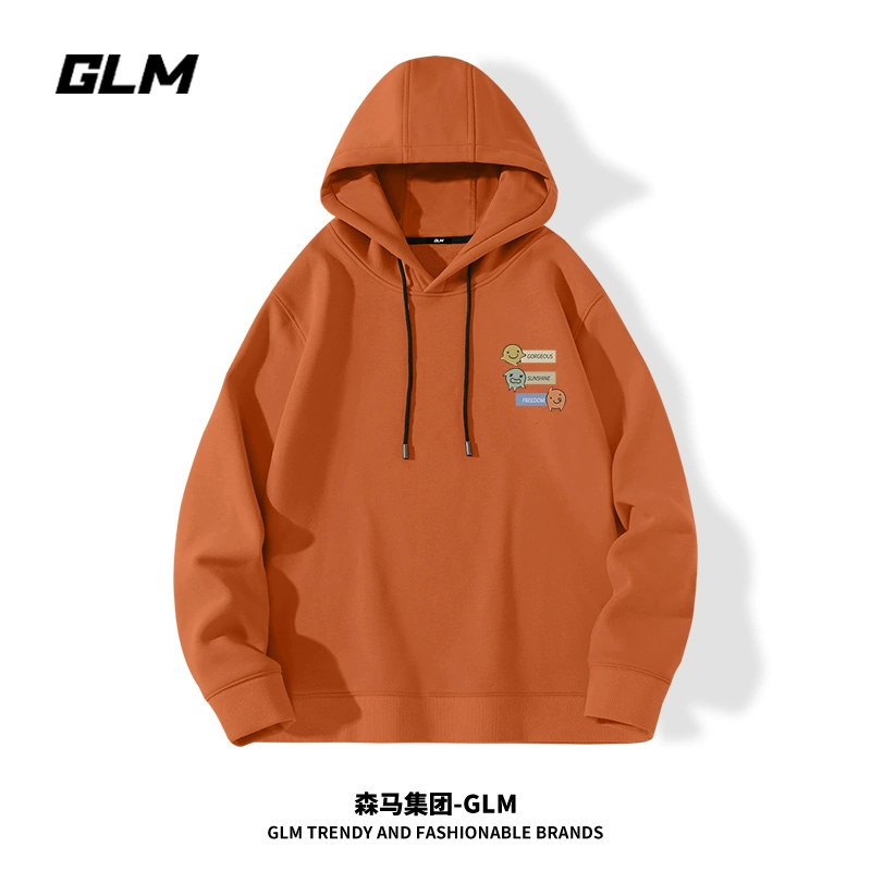 森马旗下轻商务潮牌,GLM 春秋季美式潮牌情侣连帽卫衣 多色 39.9元包邮(需用券) 值值值-买手聚集的地方