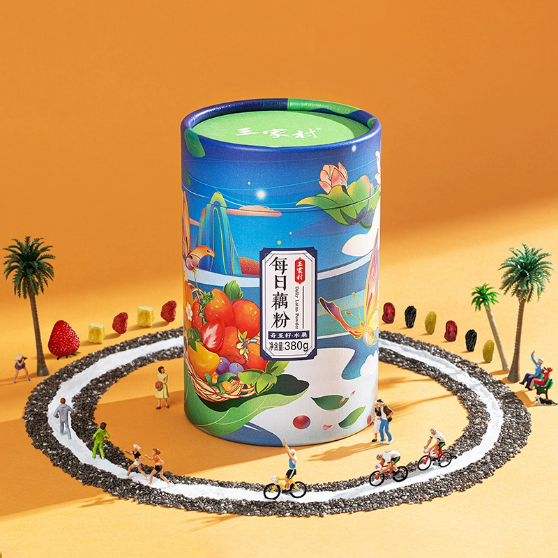 杭州特产，三家村 桂花坚果每日藕粉 380g*2罐  多款 43.9元包邮（22元/罐） 值值值-买手聚集的地方