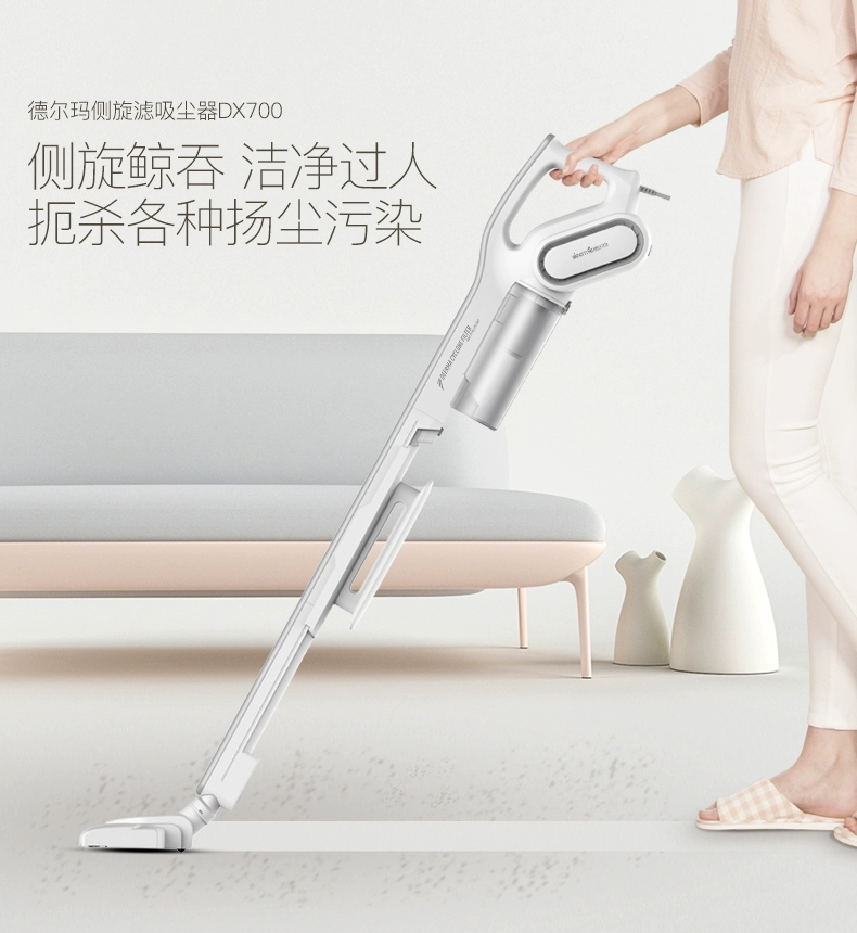Deerma 德尔玛 DX700 立式手持二合一家用吸尘器 139元起包邮（需领券） 值值值-买手聚集的地方
