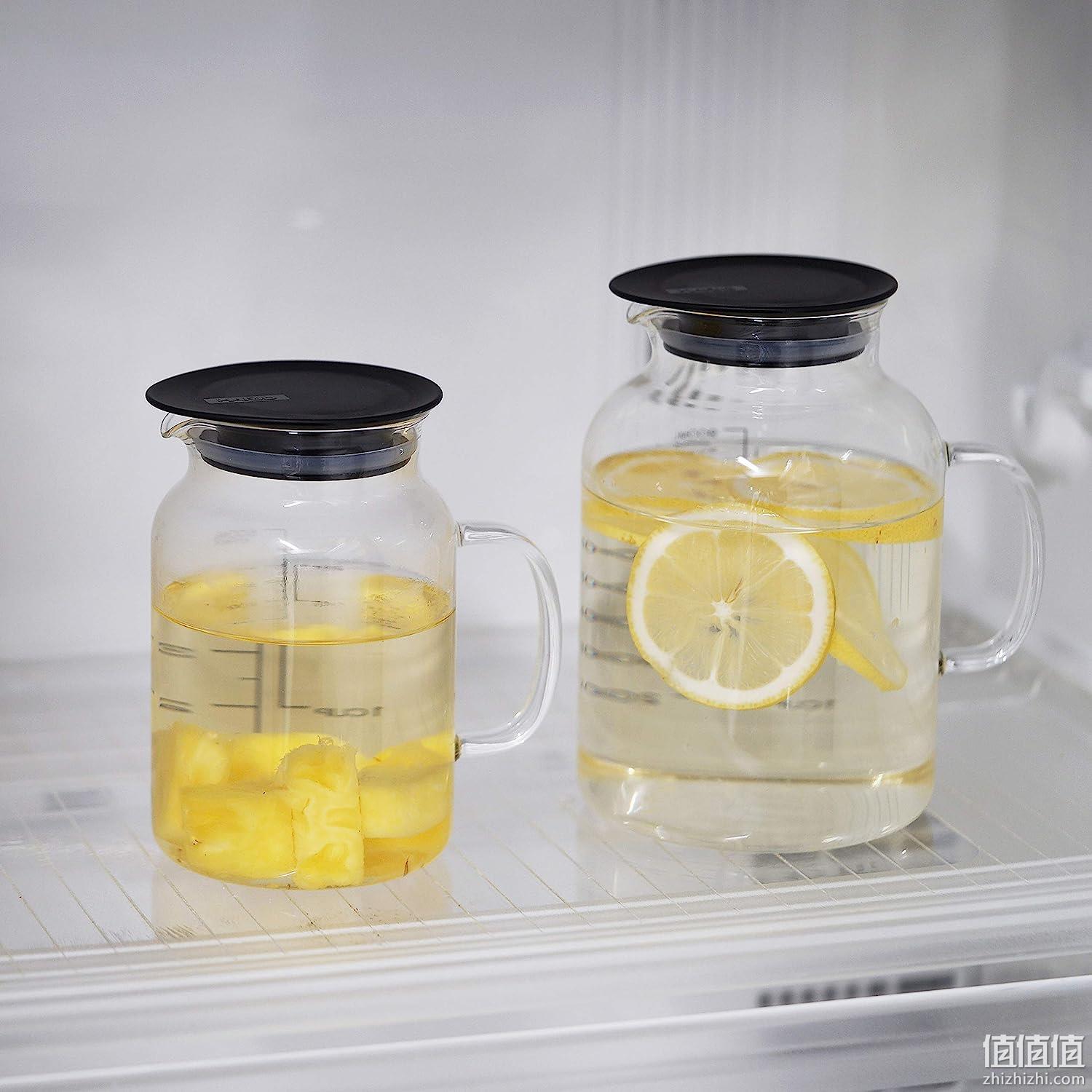 销量第一，Hario 好璃奥 VFP-1000-B 家用自制水果玻璃饮品壶 1000mL 新低66.02元 值值值-买手聚集的地方