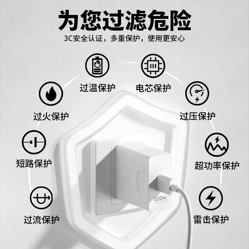 圣希顿 华为快充套装（120W快充头+1米快充线） 14.9元包邮（需领券） 值值值-买手聚集的地方
