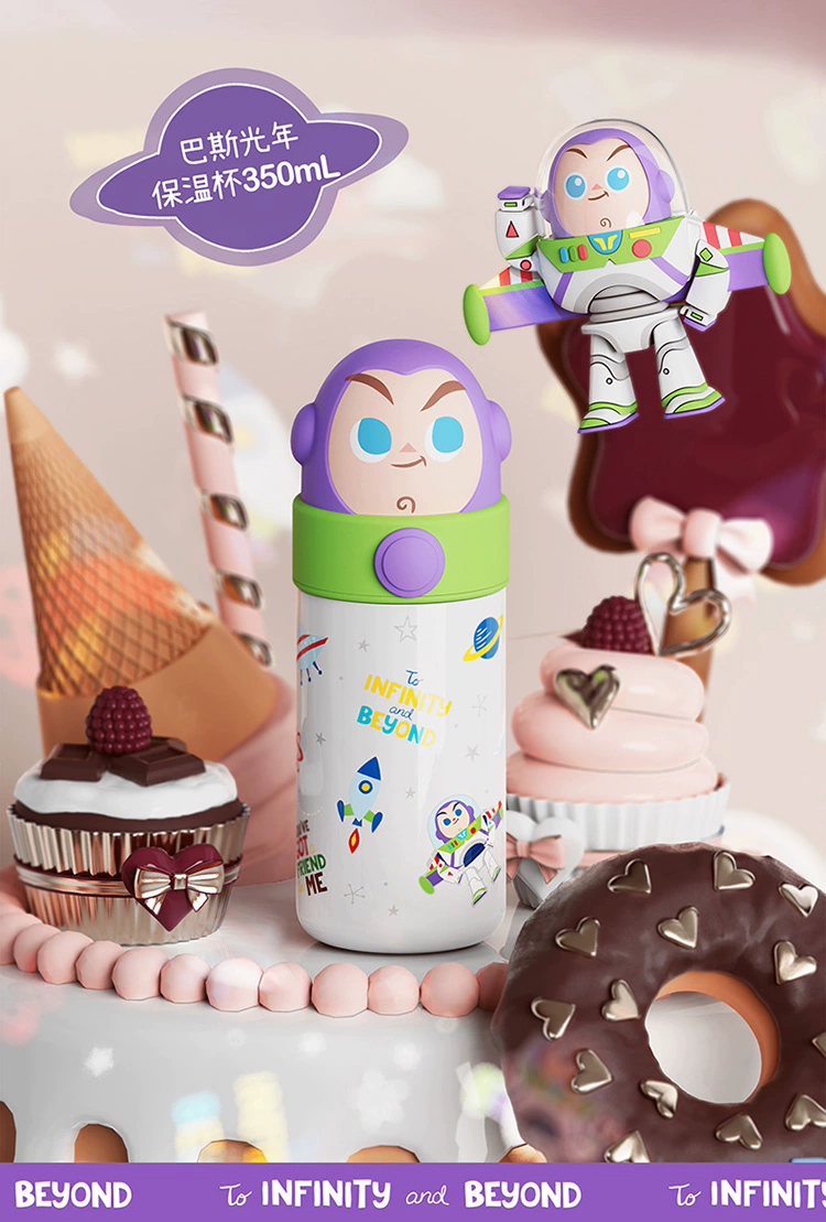 Disney 迪士尼 316不锈钢儿童保温杯 350ml 35元包邮（双重优惠） 值值值-买手聚集的地方