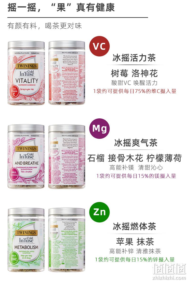 波兰进口，Twinings 川宁 夏日冷泡冰摇茶茶包 12袋/30g 史低19.9元包邮（需领券） 值值值-买手聚集的地方