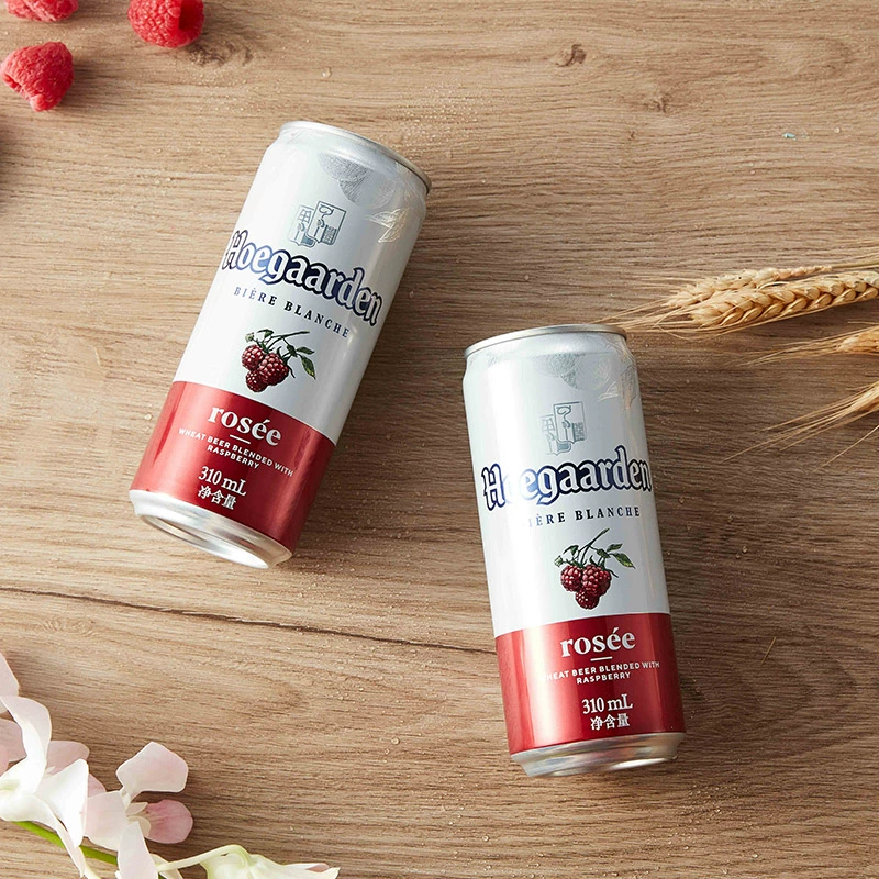 Hoegaarden 福佳 Rosée玫瑰红啤酒310mL*6听 29.9元包邮（需领券） 值值值-买手聚集的地方