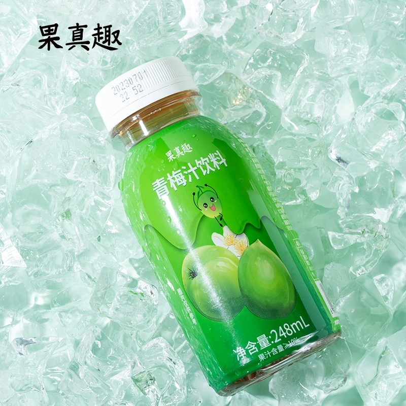 大耳牛 果真趣低糖低脂青梅汁饮料 248ml*10瓶 16.9元包邮（需领券） 值值值-买手聚集的地方