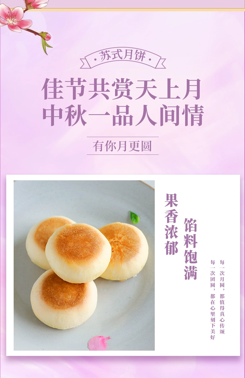 桃李 苏式雅月月饼礼盒 450g 29.9元包邮（需领券） 值值值-买手聚集的地方