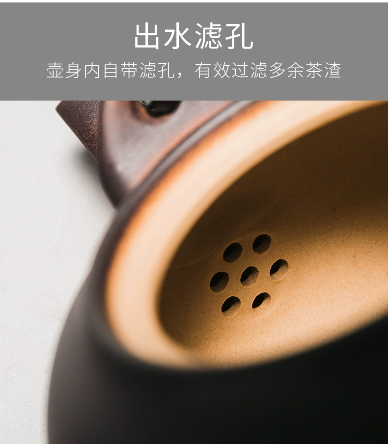 茶博会获奖品牌，容山堂 粗陶提梁壶煮茶器 2款 88元包邮（双重优惠） 值值值-买手聚集的地方