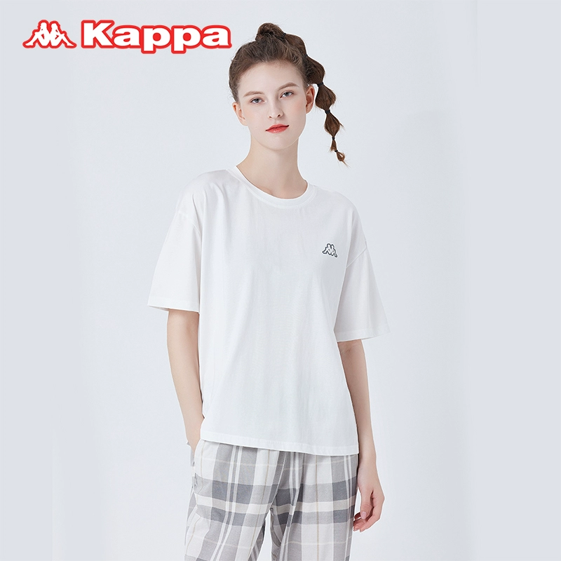 Kappa 2023秋季新品 女士棉质格子家居服套装 2色 89元包邮（需领券） 值值值-买手聚集的地方