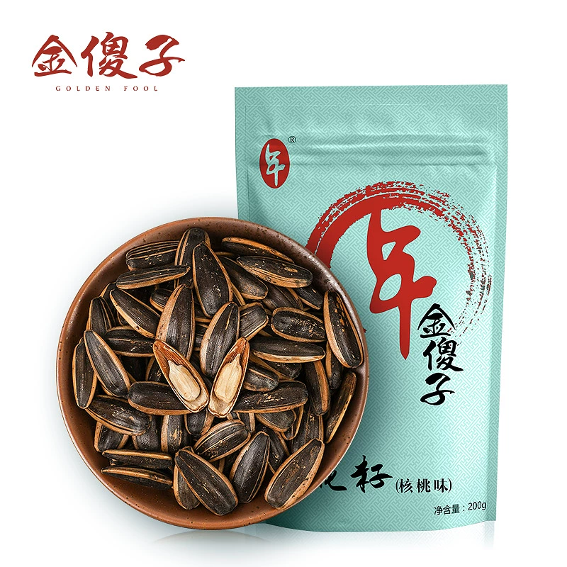 金傻子 葵瓜子200g 5.8元包邮（需用券） 值值值-买手聚集的地方