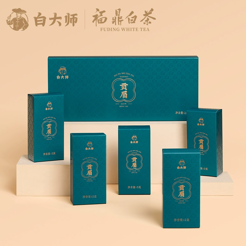 白大师 高山原产福鼎白茶贡眉2019年老白茶 礼盒150g 168元包邮（需领券） 值值值-买手聚集的地方