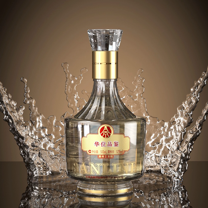 五粮液股份出品，华位品鉴 龙腾四海52度绿豆酒500mL*4瓶礼盒装 298元包邮（需领券） 值值值-买手聚集的地方