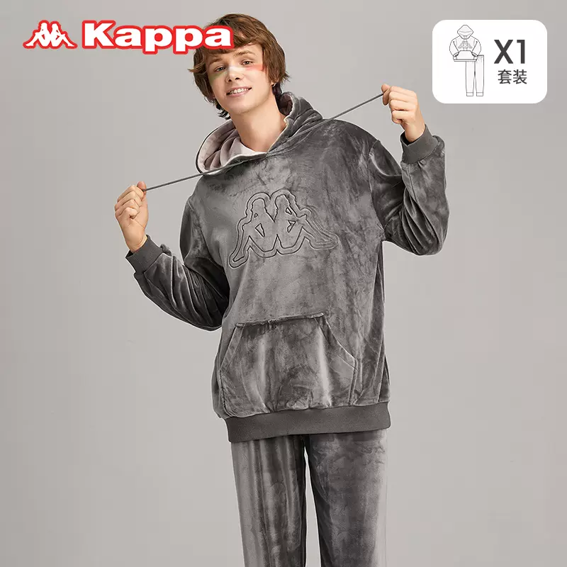 断码清仓，Kappa 秋冬新品海岛绒潮流情侣家居服套装 多款 新低89元包邮（需领券） 值值值-买手聚集的地方