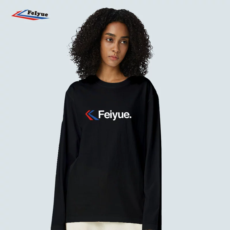 Feiyue 飞跃 男女同款简约印花纯棉长袖T恤 多花色 29.9元包邮（需领券） 值值值-买手聚集的地方