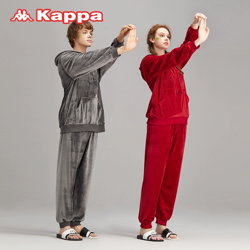 断码清仓，Kappa 秋冬新品海岛绒潮流情侣家居服套装 多款 新低89元包邮（需领券） 值值值-买手聚集的地方
