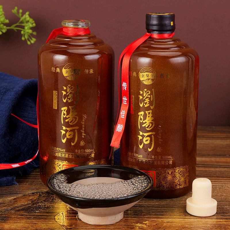 浏阳河 康乾盛世 53度酱香型白酒500mL*6瓶 仿皮礼盒装 新低99元包邮（需用券） 值值值-买手聚集的地方