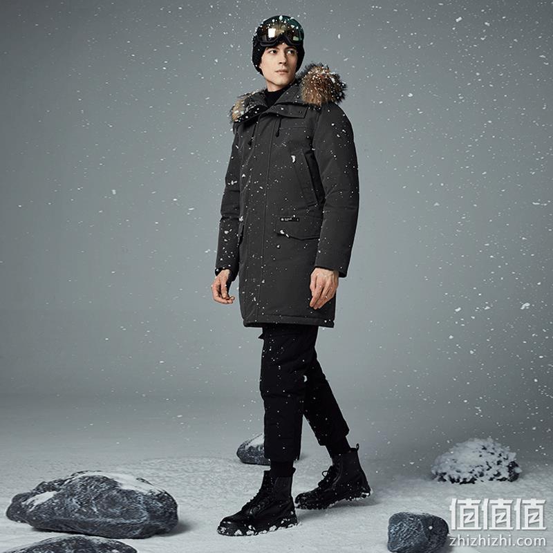 史低！限S码，网易严选 地表强温 男款90%白鹅绒貉子毛领派克羽绒服 4000098 299元包邮（女款同价） 值值值-买手聚集的地方