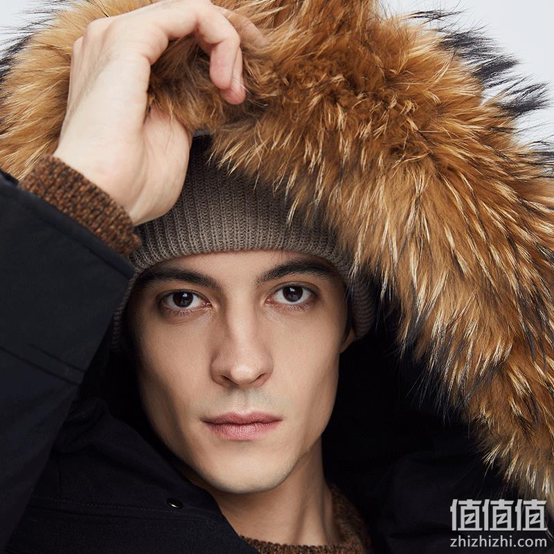 史低！限S码，网易严选 地表强温 男款90%白鹅绒貉子毛领派克羽绒服 4000098 299元包邮（女款同价） 值值值-买手聚集的地方