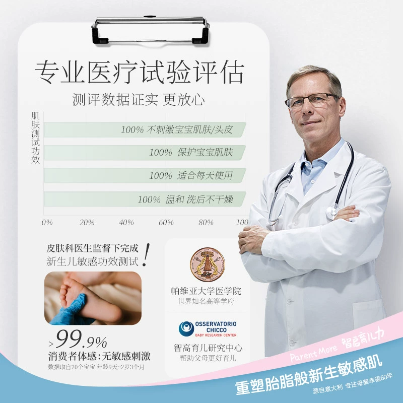 意大利进口，Chicco 智高 大白瓶婴童洗发沐浴二合一沐浴露 500ml 29元包邮（需领券） 值值值-买手聚集的地方