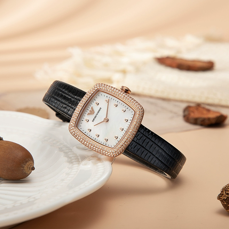 Emporio Armani 安普里奥·阿玛尼 ROSA系列 满天星摩登方形皮带石英女表 AR11495 841.32元 值值值-买手聚集的地方