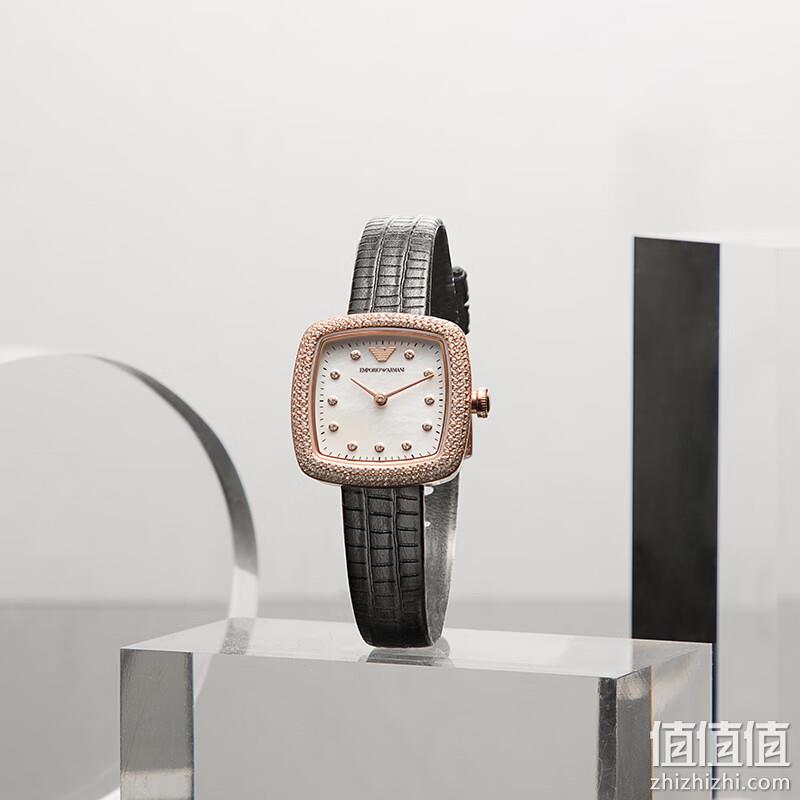 Emporio Armani 安普里奥·阿玛尼 ROSA系列 满天星摩登方形皮带石英女表 AR11495 841.32元 值值值-买手聚集的地方