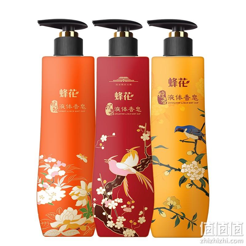 蜂花 檀香/琥珀/沉香液体香皂沐浴露 600g 19.9元包邮（需领券） 值值值-买手聚集的地方