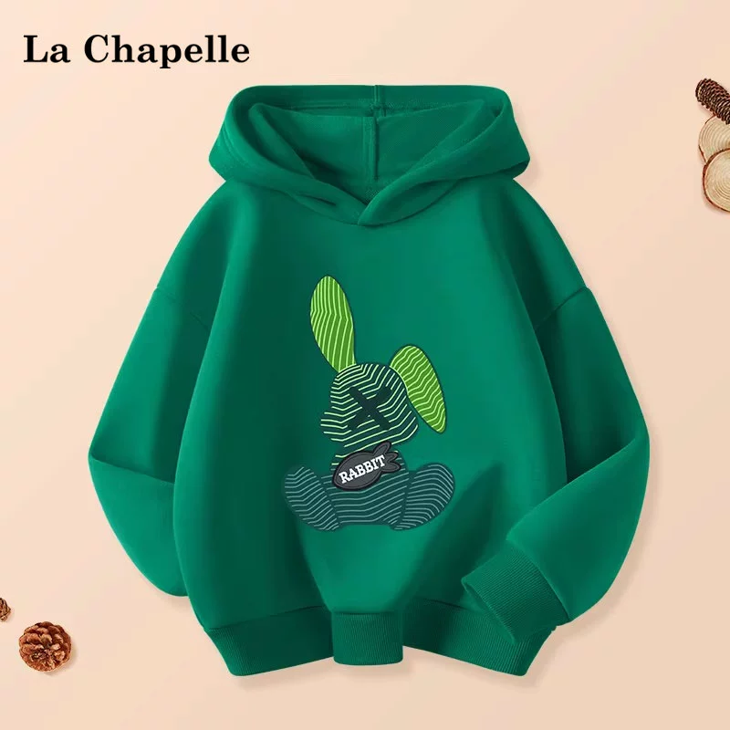 La Chapelle 拉夏贝尔 2023新款 儿童连帽/圆领卫衣假两件外套 （120-160码）多款 29.9元包邮（需领券） 值值值-买手聚集的地方