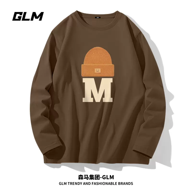 森马旗下轻商务潮牌 GLM 男士秋季重磅纯棉长袖T恤*2件 多色 59.8元包邮（29.9元/件） 值值值-买手聚集的地方