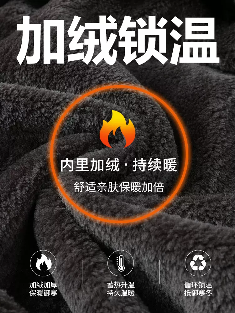 雅鹿 2023年秋冬新款男士加绒毛衣提花圆领针织打底衫 3色 59元包邮（需领券） 值值值-买手聚集的地方