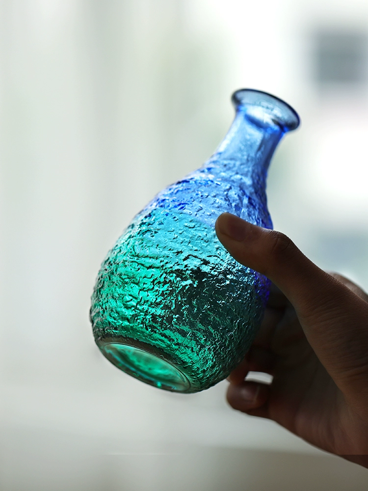 东洋佐佐木 珊瑚海系列 渐变蓝色清酒杯壶套装（一壶两杯）G604-M77 新低144.04元（天猫旗舰店折后292元） 值值值-买手聚集的地方