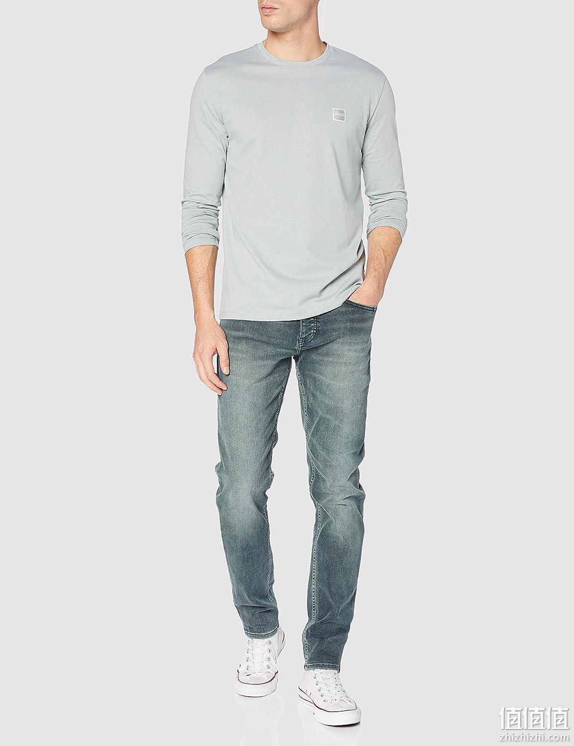 S码，HUGO Hugo Boss 雨果·博斯 Tacks 男士纯棉长袖T恤 50393629 281.49元 值值值-买手聚集的地方